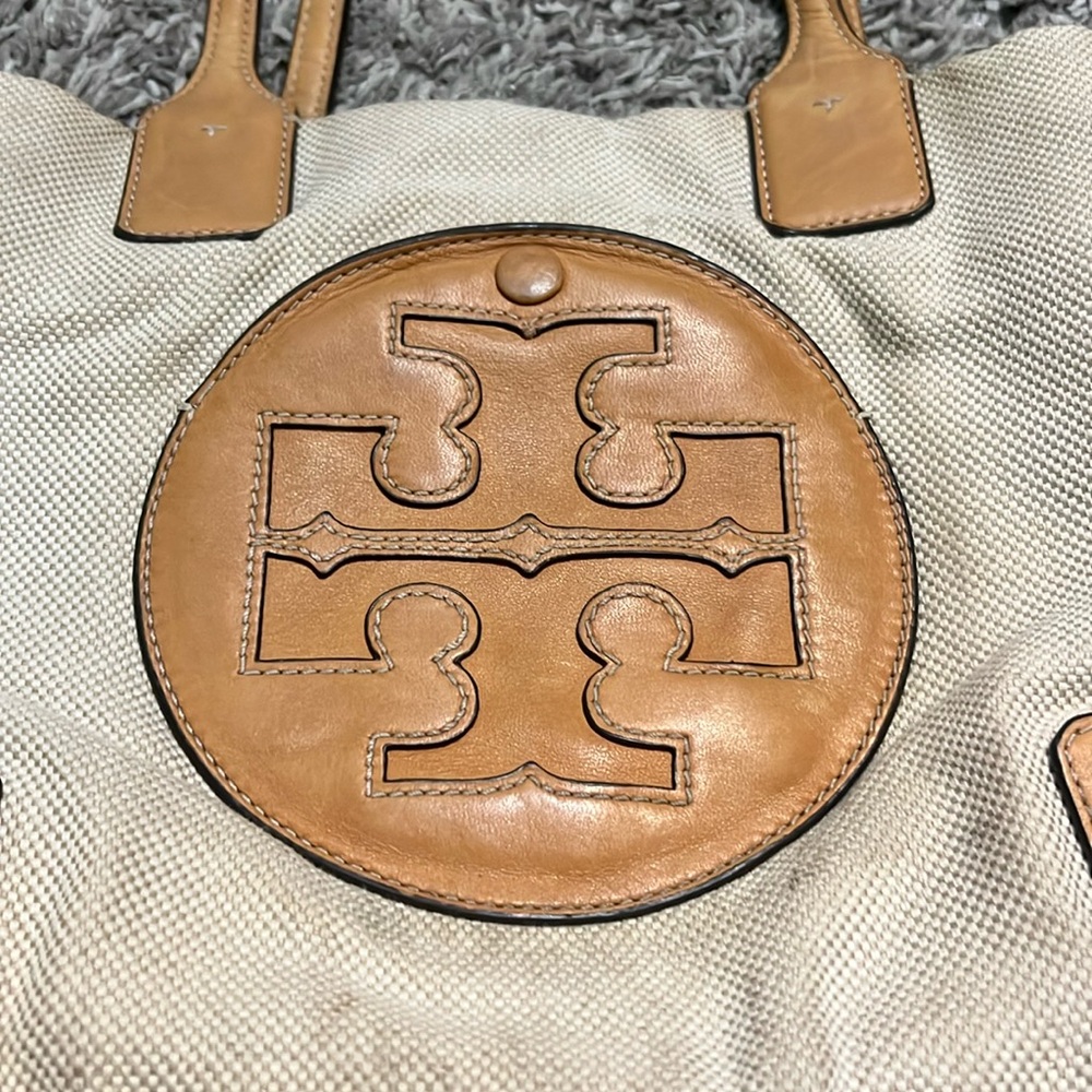Tory Burch Canvas Tote Bag - Picture 2 of 5
